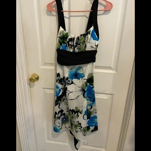 BE SMART -sz 12 dress blues blacks and white - Picture 1 of 3